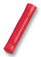 Multicomp Pro Bv1 Crimp Terminal, Butt, Red, Pk100