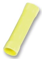 Multicomp Pro Dnbc05 Crimp Terminal, Butt, Yellow, Pk100