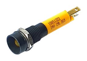 Cml Innovative Technologies 190513Z2 Led Panel Indicator, Yellow, 8Mm, 24V