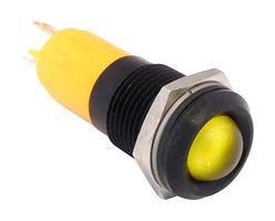 Cml Innovative Technologies 192113Z2 Led Panel Indicator, Yellow, 14Mm, 24V