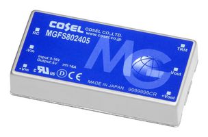 Cosel Mgfs802415 Dc-Dc Converter, 15V, 5.4A