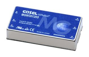 Cosel Mgw304815 Dc-Dc Converter, 15V/-15V, 1A