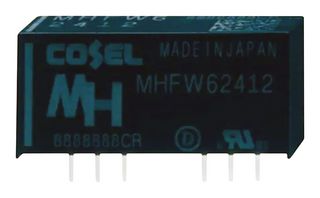 Cosel Mhfw61212 Dc-Dc Converter, 12V/-12V, 0.25A