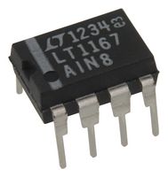 Analog Devices Lt1167Ain8#pbf Instrumentation Amp, 1Mhz, 140Db, Dip