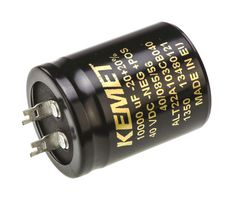 Kemet Alt22A223Dd040 Cap, 22000Μf, 40V, Alu Elec, Solder