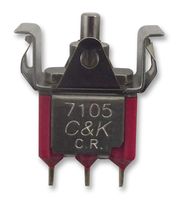 C&k Components 7105J50Zqe Switch Body, Spdt, 2Wb