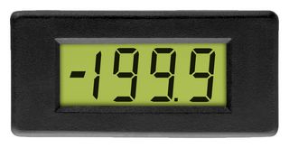 Lascar Dpm 1As-Bl Voltmeter, Lcd, 3.5Digit, 30Mm