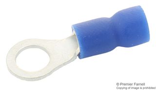 Multicomp Pro Rves2-5 Crimp Terminal, Ring, 5Mm, Blue, Pk100