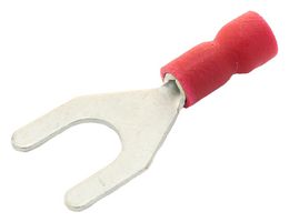 Multicomp Pro Sve1-3.2 Crimp Terminal, Fork, 3.2Mm, Red, Pk100