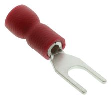 Multicomp Pro Sves1-3.7 Crimp Terminal, Fork, 3.7Mm, Red, Pk100