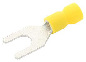 Multicomp Pro Sves5-4 Crimp Terminal, Fork, 4Mm, Yellow, Pk100