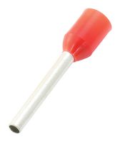 Multicomp Pro E1008-L-Red Ferrule, 18Awg, 14.5Mm, Nylon, Red,pk100