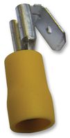 Multicomp Pro Pbdd5-250 Crimp Terminal, Piggy Back, Yellow,pk100