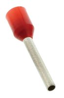 Multicomp Pro E1012-L-Red Ferrule, 18Awg, 18.5Mm, Nylon, Red,pk100