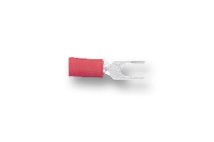 Jst (Japan Solderless Terminals) Fvws1.25-Ys4A  (Lf) K Crimp Terminal, Fork, 4Mm, Red, Pk100