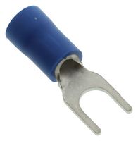 Jst (Japan Solderless Terminals) Fvws2-Ys4A K Crimp Terminal, Fork, 4Mm, Blue, Pk100