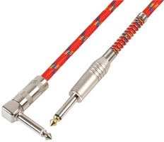 Pro Signal Psg08149 Guitar Lead, 90Deg, Red