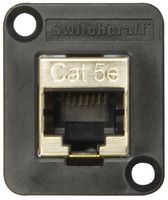 Switchcraft/conxall Ehrj45P5Es Adapt, Rj45 Jack-Jack, 8P8C, Cat5E, Shld