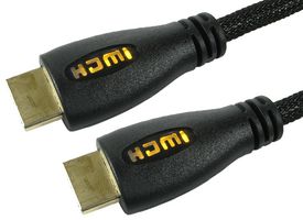 Pro Signal 99Hd4-02Yw Lead, 2M, Yellow Led Braided Hdmi