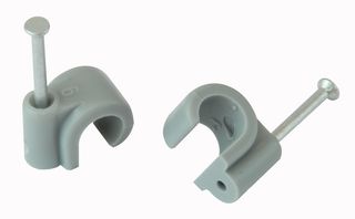 Unifix Zzv42432 Cable Clip Round Grey 9.00Mm 100/box