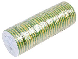 Concordia Technologies Ait1920G/y Insulation Tape Grn/yel 19Mm X 20M 10/pk