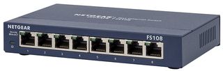 SWITCH, 10/100, NETGEAR, 8PORT, UK PLUG; No. of Ports 8Ports; Ethernet Switch Application Commercial; Ethernet Switch Type Unmanaged Fast Ethernet; Ethernet Switch Mounting Desktop / Wall; Port Types RJ45 x 8; Network Speeds 10Mbps, 100Mbps; Input Voltage