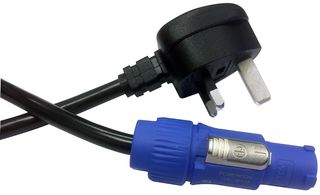 Pulse Pls00454 Pwr Cord, Uk Mains Plug-Neutrik, 1.5M