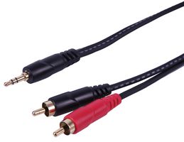 Pulse Pls00651 Lead, 3.5 Stereo Jack - 2Xrca, 3.0M