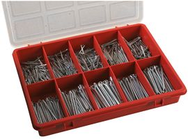 Duratool D01837 Cotter Pin Set, 650Pcs