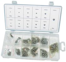 Duratool D01897 Steel Ball Assortment, 450Pcs