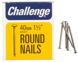 Challenge 12004 Round Nails Bright, 40Mm (225G)