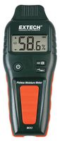 PINLESS MOISTURE METER, 0.1-99.9%, LCD; Moisture Content 0.1% to 99.9%, 0.1% to 56.5%; Resolution % 0.1%; Operating Temperature Min 5