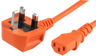 Pro Elec Pel00798 Lead Uk Plug 5A - C13 1.00Mm Orange 3M