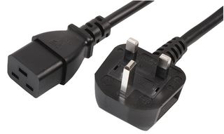 Pro Elec Pel01180 Lead Uk Plug To 16A Conn C19 5M