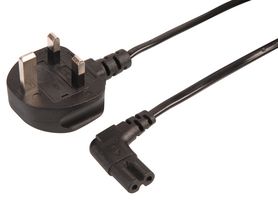 Pro Elec Pelb2122 Lead 13A Plug To C7 Ra Black 1M