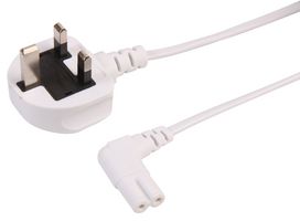 Pro Elec Pelb2130 Lead 13A Plug To C7 Ra White 5M