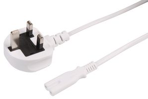 Pro Elec Pelb2140 Lead 13A Plug To C7 5M White