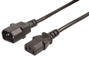 Pro Elec Pelb2158 Lead C14 Plug To C13 Skt 10A 2M