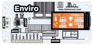 Pimoroni Pim486 Enviro Phat Board, Enviro, Air Quality