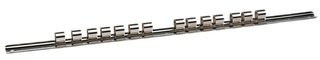 Draper Tools 50583 1/2 Metal Socket Rail - 14 Clips