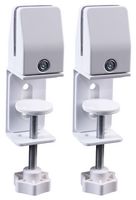 Pulse Apc01-W Panel Clamps, Edge Mount, White Pr