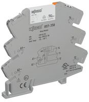 Wago 857-358 Relay Module, 1Ch/o, 230Vac/dc, 6A