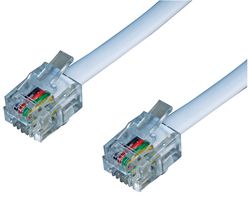 Pro Signal Psg04217 Rj11 To Rj11 6P4C White 5M