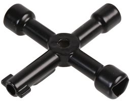 UTILITY KEY 4WAY, GAS/ELE METER CUPBOARD