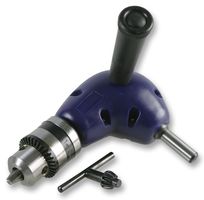 DRILL ATTACHMENT, RIGHT ANGLE; Accessory Type Right Angle Drill Attachment; For Use With Hand Drills, Power Drills, Portable Electric Drills; Product Range -; Plug Type -; Cutting Depth Max 10mm