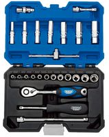 Draper Tools 16443 Metric Socket Set, 25Pc, 1/4