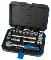 Draper Tools 16359 Metric Socket Set, 18Pc, 3/8