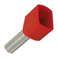 Panduit Ftd77-10-D Terminal, Wire Ferrule, 18Awg, Red