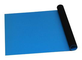 Desco 66401 Mat Roll, Rubber, Blue, 40  X 30