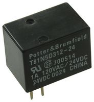 Potter&brumfield - Te Connectivity T81N5D312-24 Relay, Signal, Spdt, 120Vac, 24Vdc, 1A